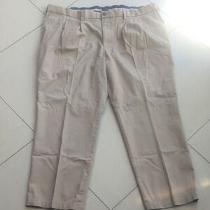 Dockers Tan Chinos Classic Fit Cotton Blend Size 44 X 30 Excellent Condition